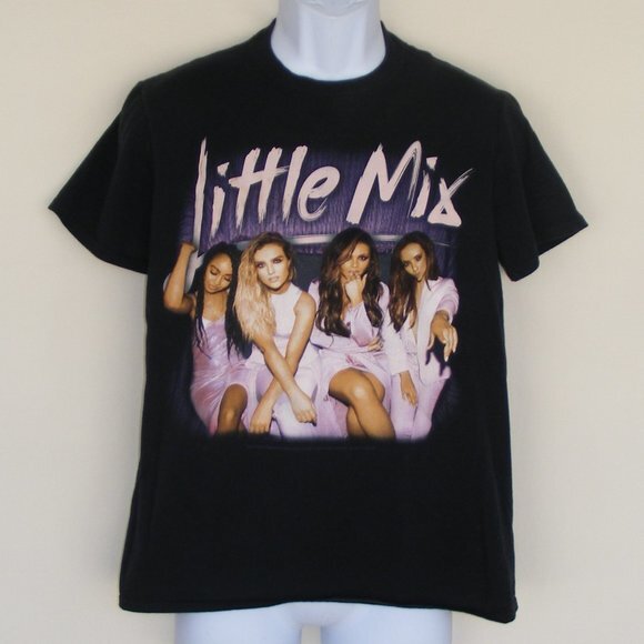 LITTLE MIX Concert Tshirt, M, Girl group, Black SS - Picture 1 of 9